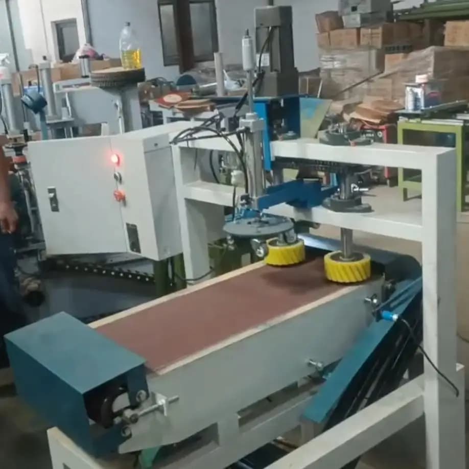 Smerigliatrice a Disco Automatica Multifunzione, Levigatrice, Lucidatrice, Macchinario per Lavorazione del Legno