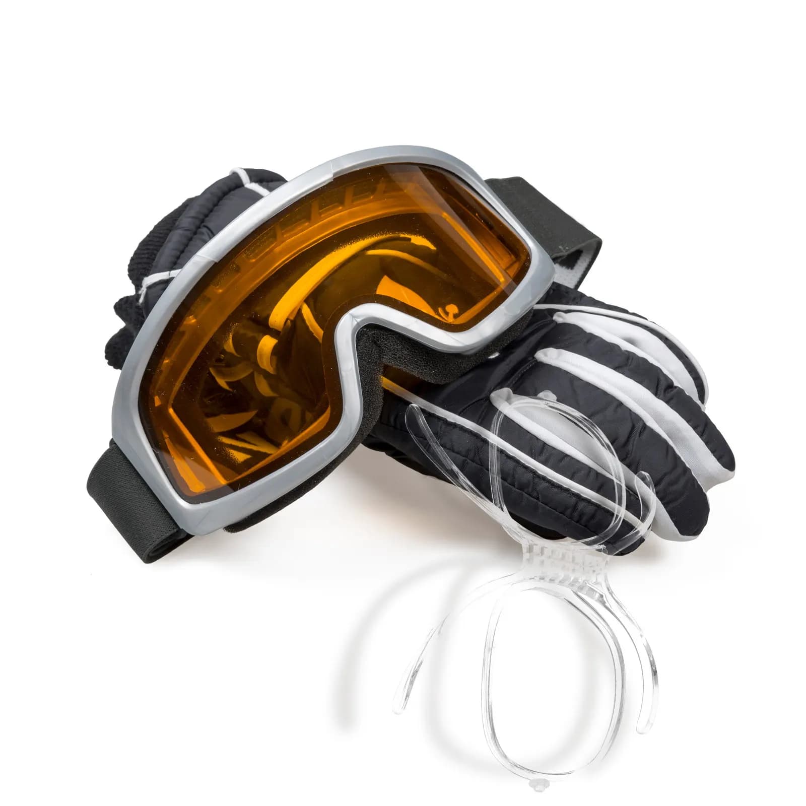 Butterfly Ski Goggle Insert Lightweight Pc Inner Frame Windproof Eyeglass Adapter Skiing Snowboarding Goggles Accessories
