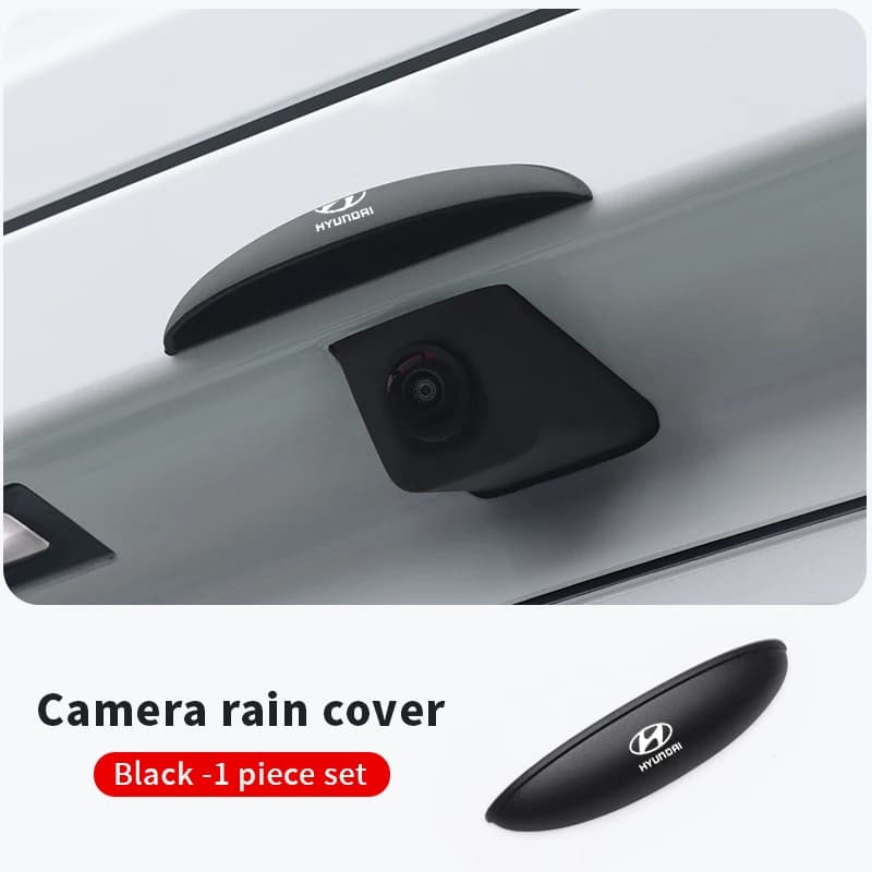 Keyring Car Rearview Camera Rain Cover Silicone Weatherproof Protector For Hyundai Tucson IX35 I30 I20 KonaCoupeVelosterI40Getz