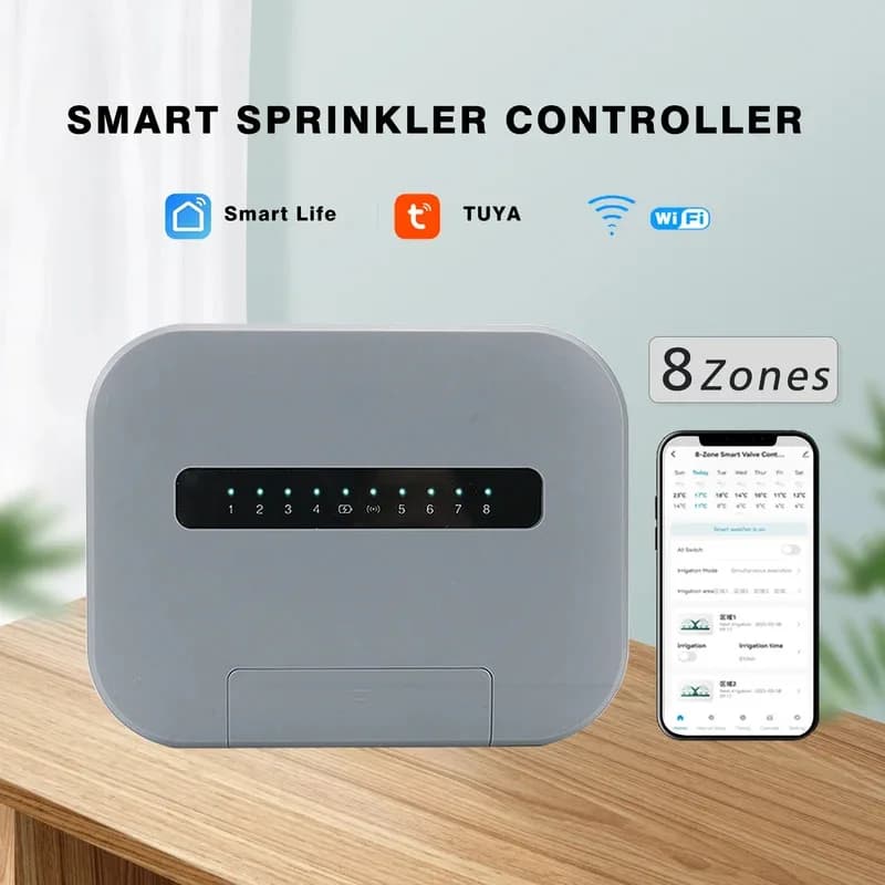 6/8 Tuya WiFi Internal Smart Irrigation Controller Irrigation system Remote control via phone works with Smartlife EU Plug