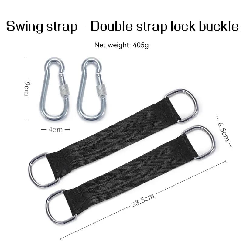Shaft swing straps 200 kg resistant flyers Multi-purpose hanging kit for hammock Fitness boxing bag outdoor Yoga Gym 25 cm