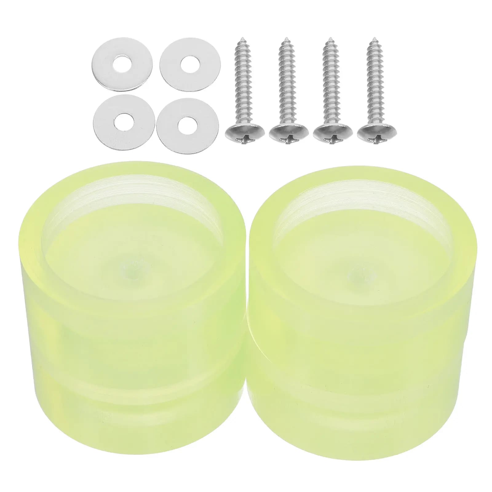4Sets Rubber Fishing Box Leveling Pads Anti-Slip Tackle Box Elevators for Stability Protection Height Adjustment Carp Fishing