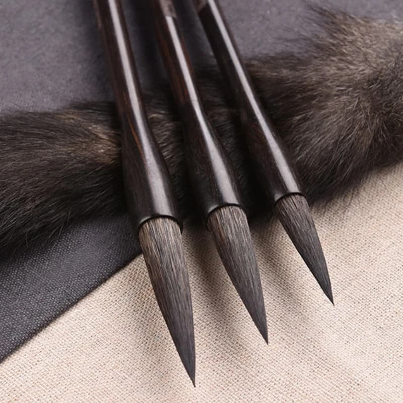 Mouse Whisker Hair Calligraphy Brush Set Larger Regular Script Writing Calligraphie Brush Traditional Painting Brush Tinta China