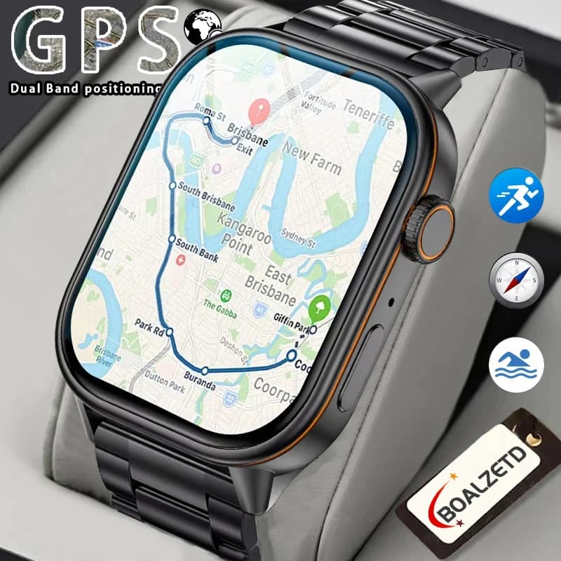 2025 New For Xiaom Ultra AMOLED Smartwatch Built-in GPS Sports Fitness 3ATM Military compass Waterproof 420mAh Man's Smartwatch