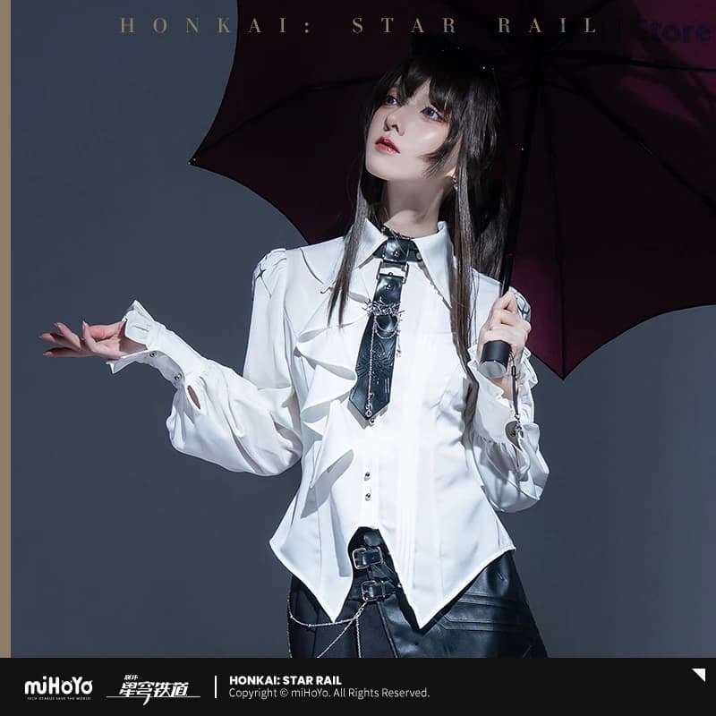 MiHoYo【Genuine】Kafka Camicia Ufficiale Originale Honkai Star Rail Kafka Serie di Impressioni a Tema Camicia Sottile Doujin Regali Cosplay
