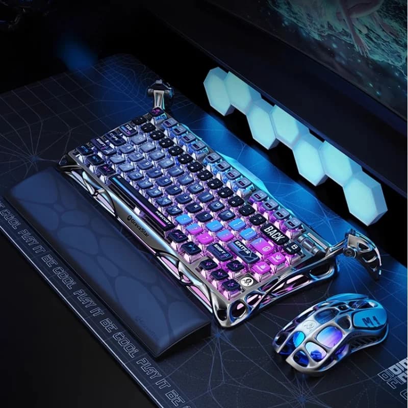 Gravastar 75k1pro Tastiera meccanica Gaming wireless Esports Tastiera professionale Personalizzazione in alluminio Periferiche per computer