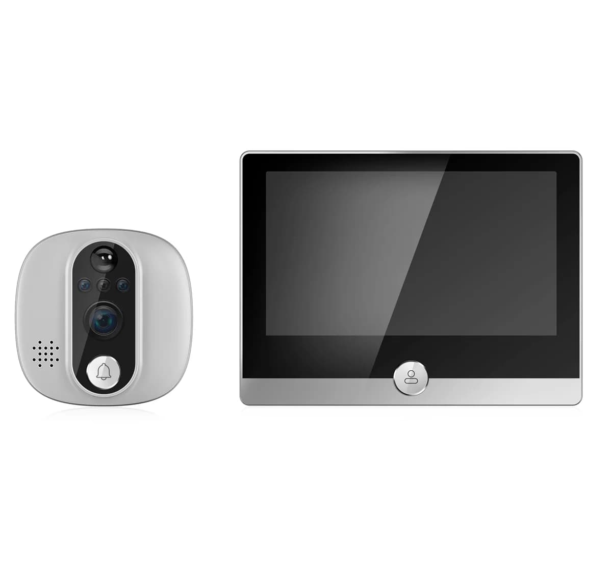 4.3 pollici 2MP 1080P Tuya APP WiFi Campanello Visual Door Spioncino Videocitofono Telecamera PIR Citofono di sicurezza domestica per IOS Android
