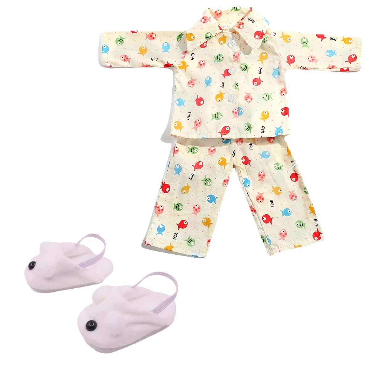 Vestiti per le bambole Pigiama e pantofola per la casa per bambola americana da 18 pollici e accessori per bambole rinate da 43 cm Regalo di giocattoli per ragazze di nostra generazione