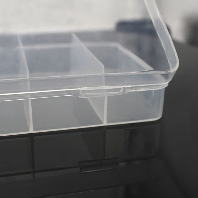 Fishing Accessories Tools 5 Compartments Fishing Tackle Box Storage Case Fly Fishing Lure Spoon Hook Bait Case Boxes