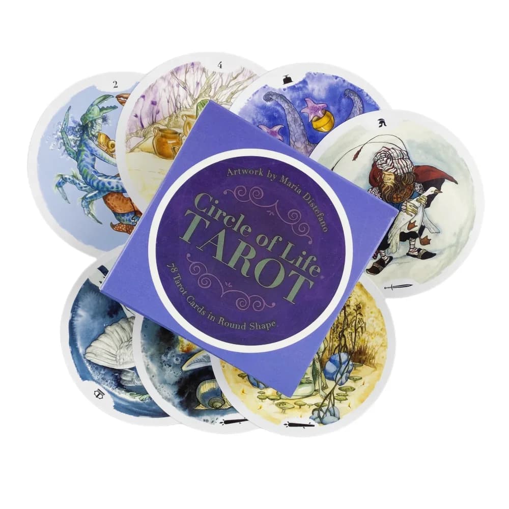 Carte dei Tarocchi Circle Of Life, un mazzo da 78 carte, Oracle English Visions Divination Edition Borad Playing Games