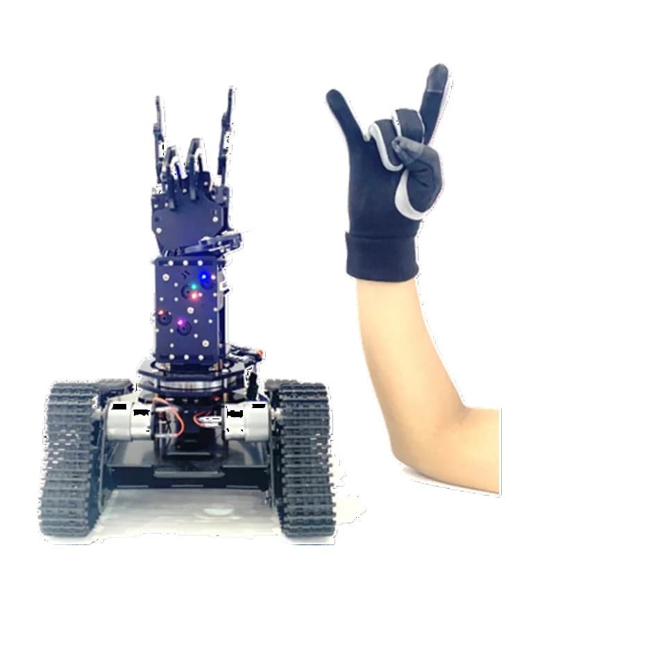 Guanti per dati intelligenti, sensori di acquisizione del movimento Bluetooth, riabilitazione per esercizi di mani e dita