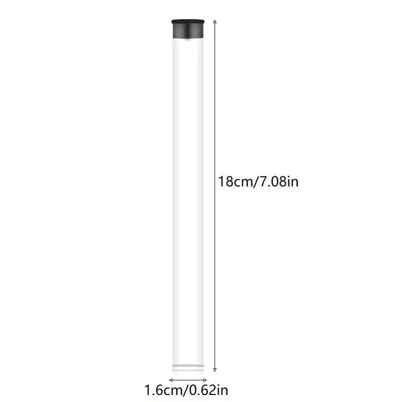 Makeup Brush Holder, Pen Gift Box, Light Cylinder Container, PVC Transparent Tube, Rotating Pen Holder