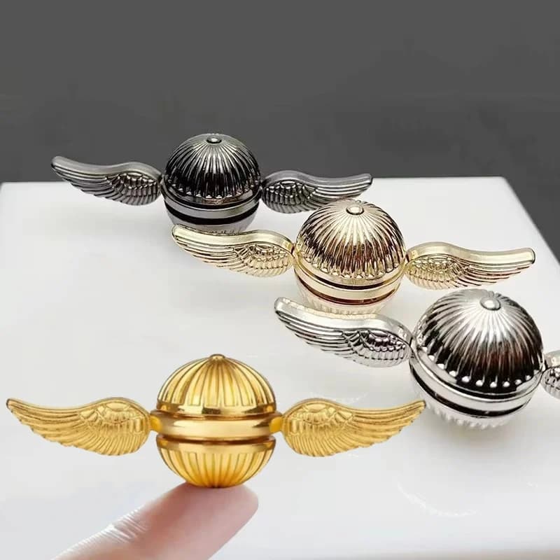 1 PCS EDC Fidget Spinner Punta delle dita Ali rotanti Giroscopio Sfera di metallo Desktop Alleviare lo stress Giocattolo antistress Bambini Adulti