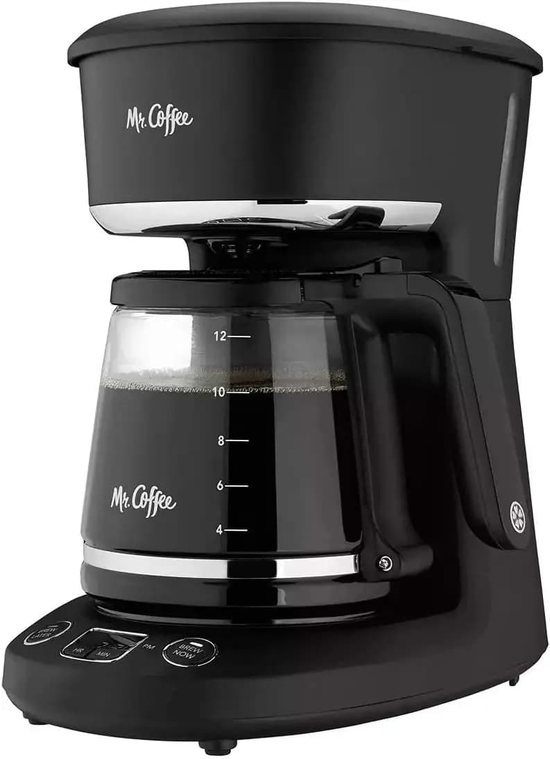 Macchina da Caffè Programmabile da 12 Tazze con Ritardo di Erogazione e Pausa Automatica per un Caffè Fresco Mattutino