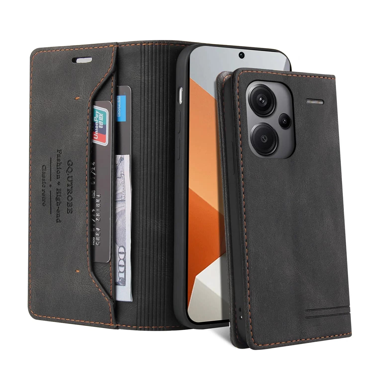 For Redmi Note 13 Pro Plus Wallet RFID Blocking Magnetic Flip Leather Case For Xiaomi Redmi Note 12 11 10 9 Pro 12s 11s 10sCover