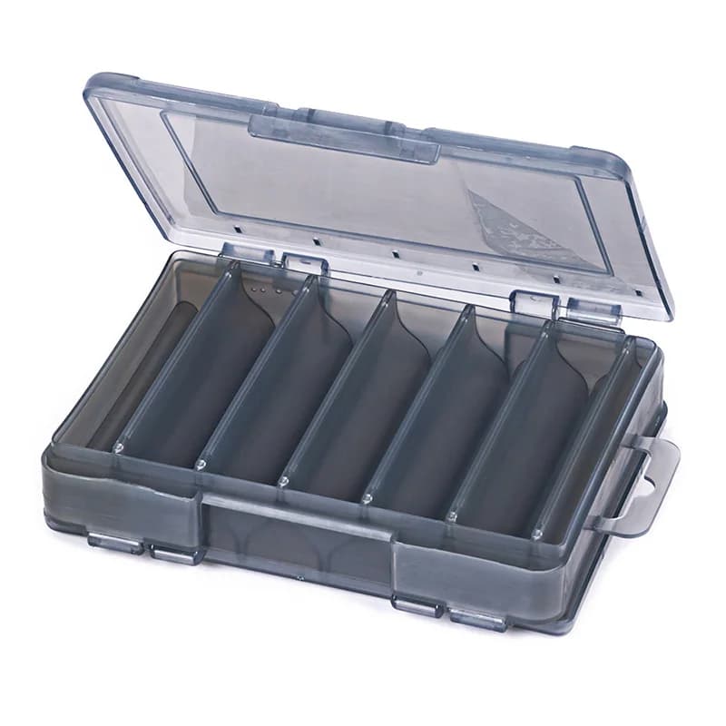 Fishing equipment box 12 double sided compartments Fishing accessories Esca Hook Plastic case Fishing tool Fishing