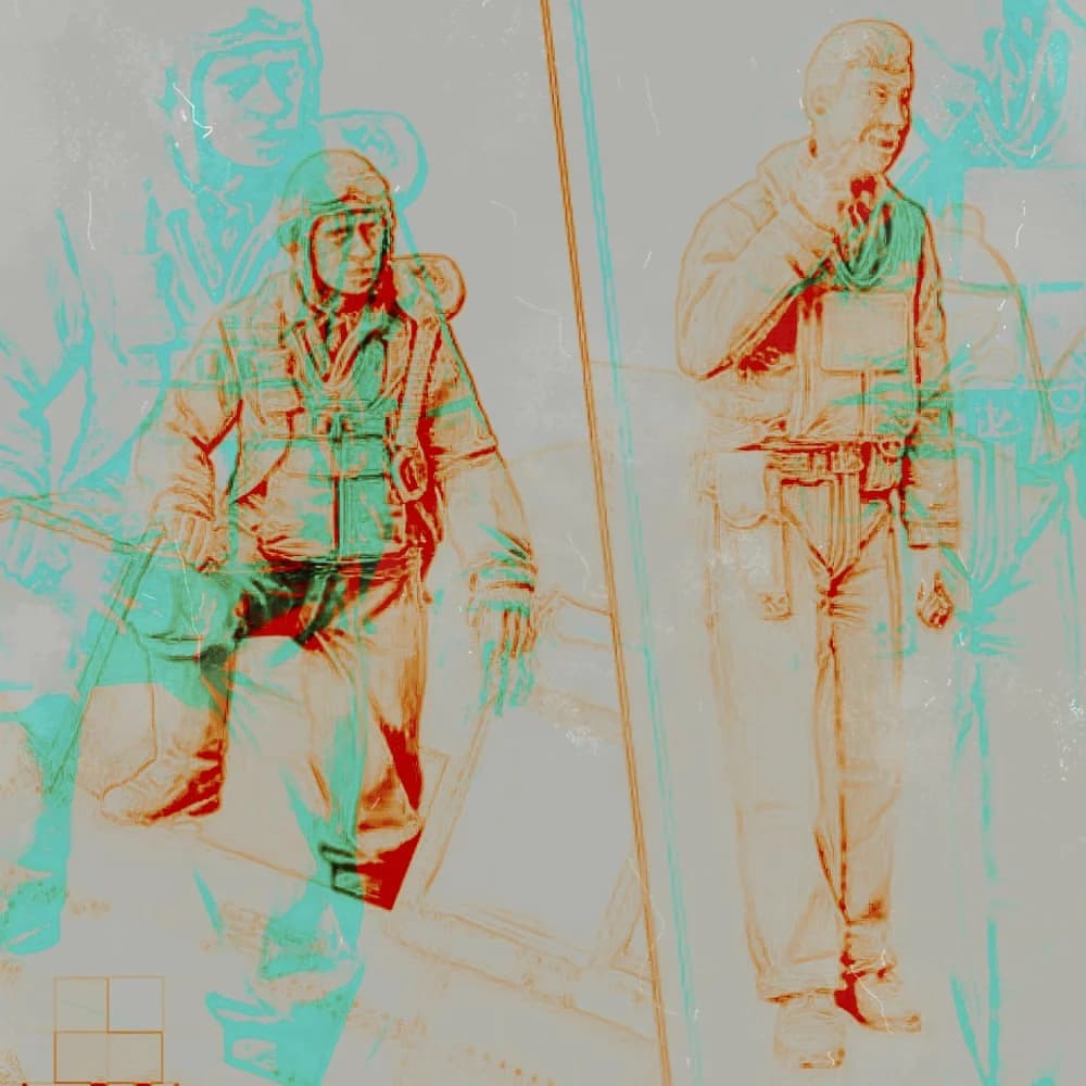 Kit modello in resina non verniciato in scala 1/32, soggetto militare, pilota dell'esercito americano (2 persone), uomo GK non assemblato e non verniciato, 816