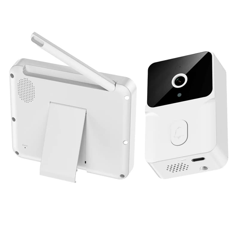 Smart Video Doorbell 4.3 Inch 2-Way Wake-up Infrared Night Vision Indoor Visual Door Bell Electronic Wireless Digital Viewer