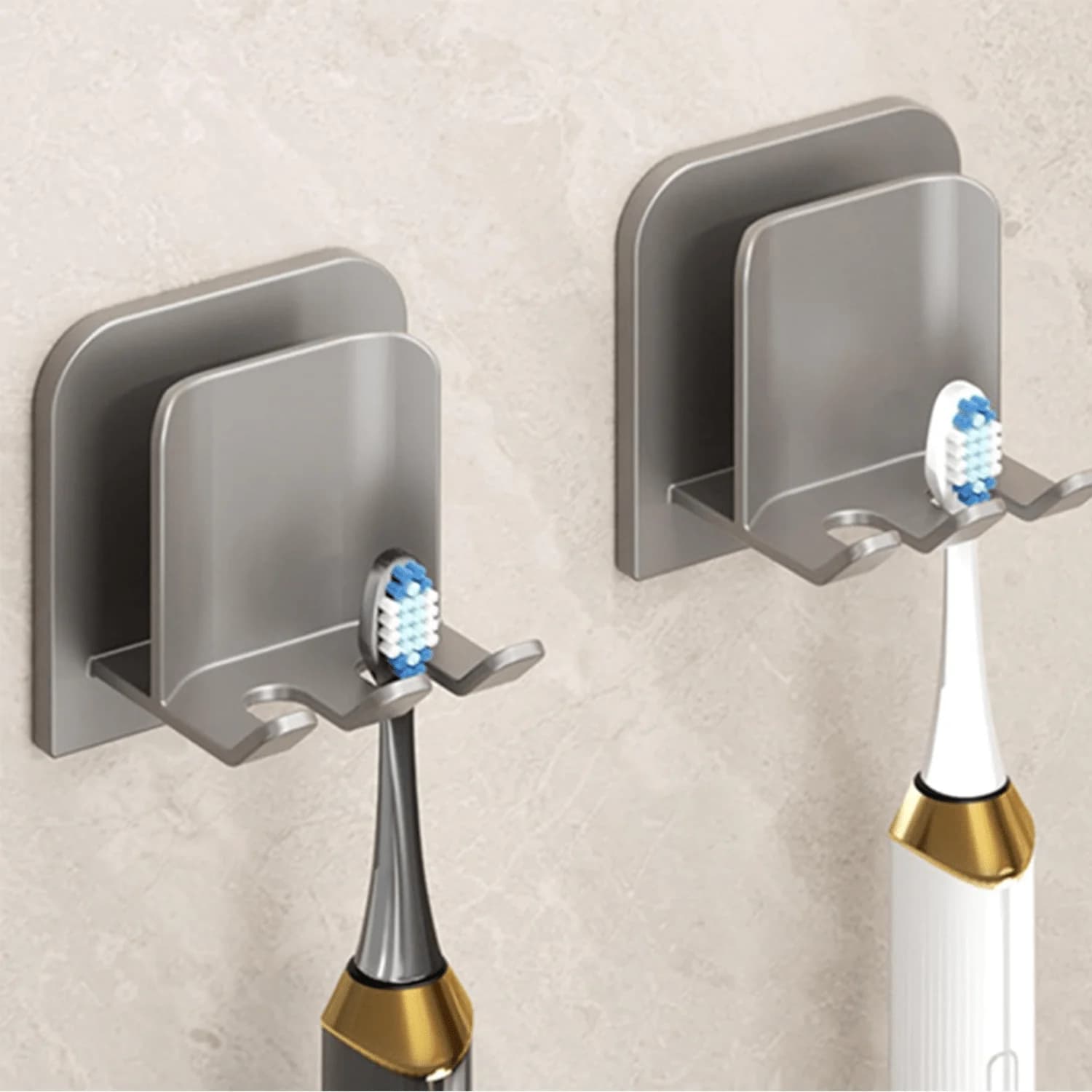 Durable Bathroom Storage Organizer With Convertible Hook Multifunctional Toothpaste Toothbrush Holder For Family Daily Use
