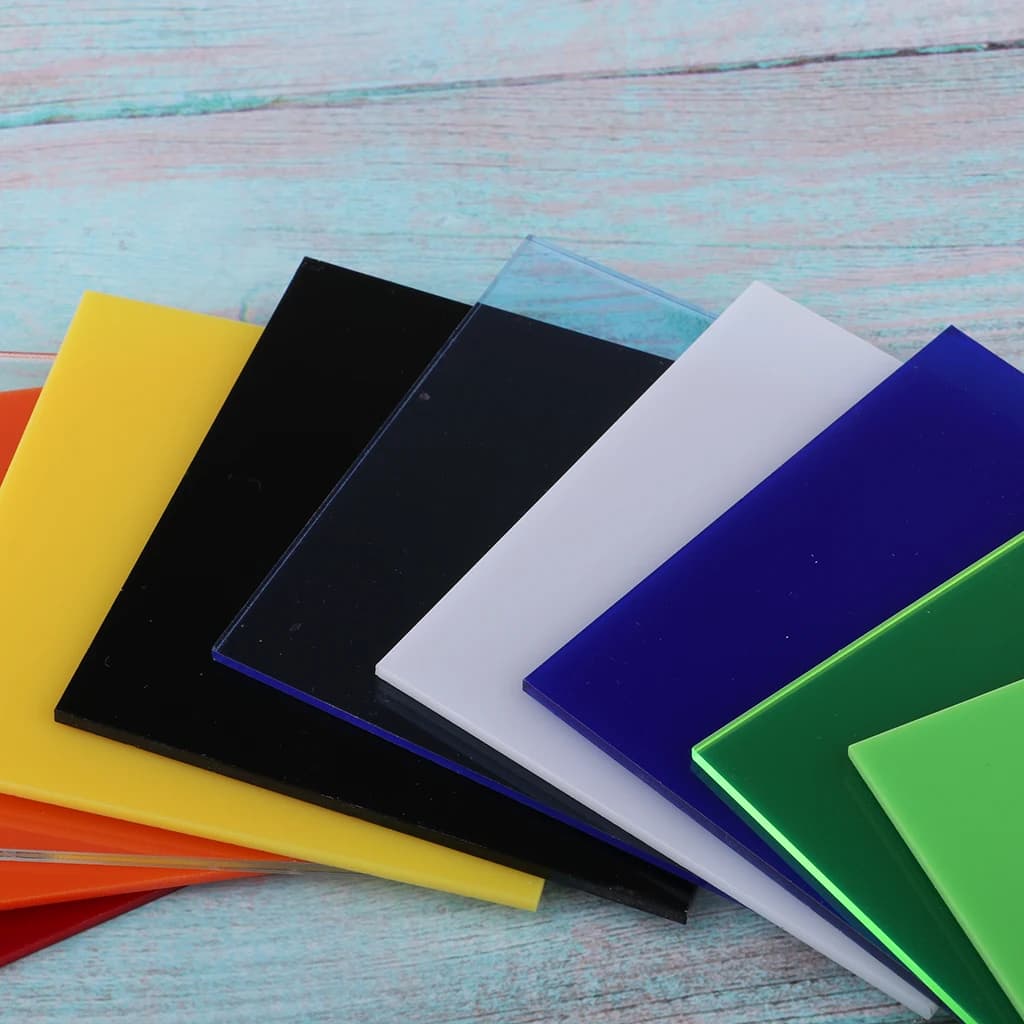 Acrylic Paint Panel Boards 8x8cm Model Building Accessories DIY Materials for Architectural Model Assembly