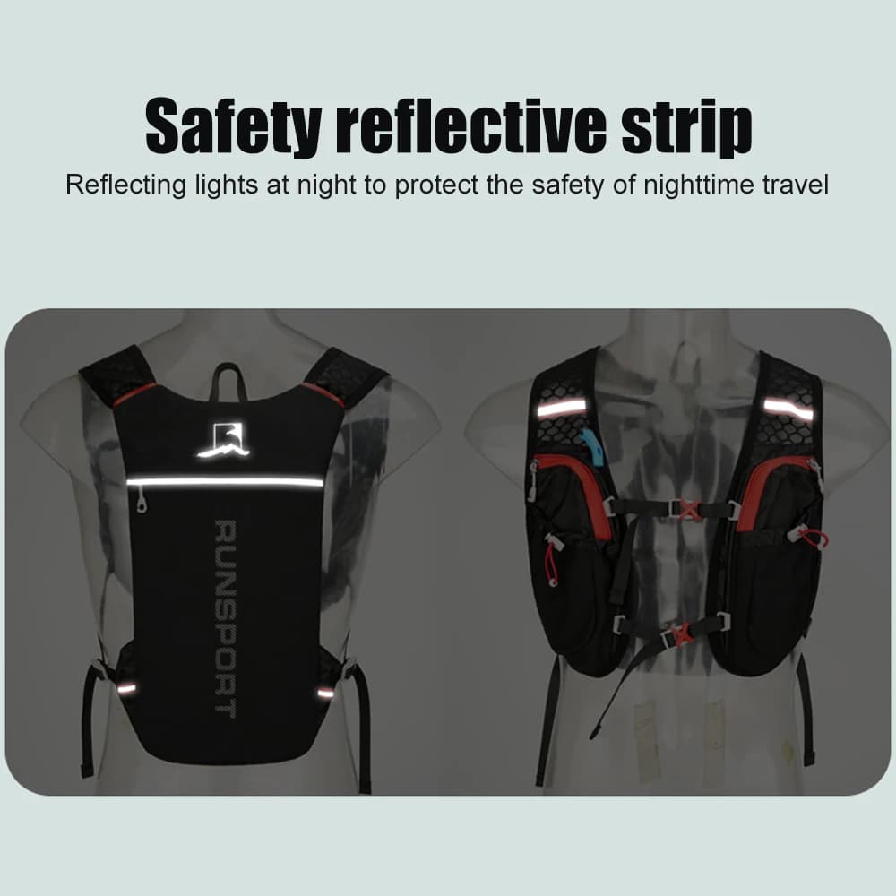 1 running vest, hydration vest, light backpack for hydration, water backpack for hiking race