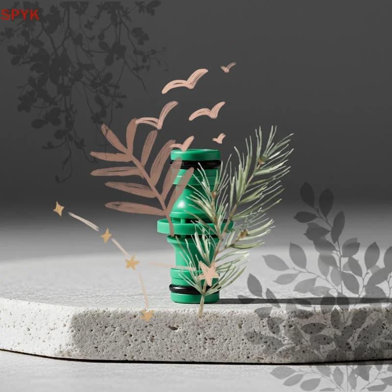 PP Plastic Double Way Hose Connector Leak Proof Durable: Perfect Garden Watering Car Washing Irrigation