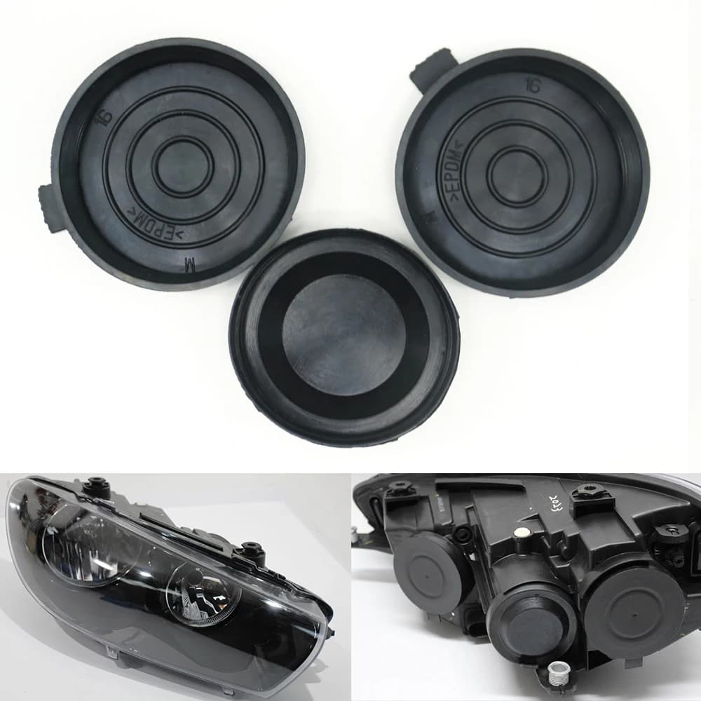 Front Halogen Headlight Headlamp Bulb Dust Cover Low Beam Waterproof Rubber Sealing Cap Lid For VW Scirocco III 2008-2017