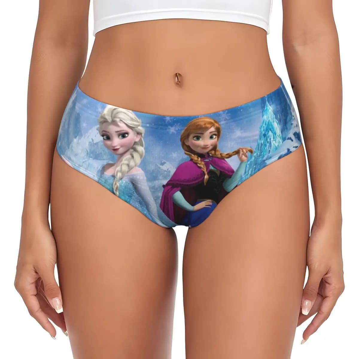 Women's Custom Mutandine Frozen Princess Elsa Anna, Women's Briefs, Briefs and Mutandines