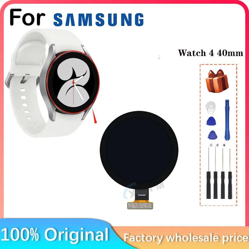 Per Samsung Galaxy Watch 4 40mm R860 R865 SM-R860 SM-R865 smartwatch Bluetooth WiFi + LTE display LCD piastra di copertura in vetro sostituire