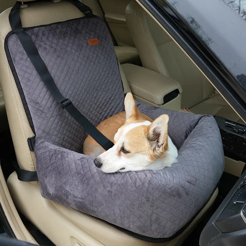 Seggiolino auto Letto per cani Lavabile da viaggio Letto per animali domestici Cuscino antiscivolo Doppio uso per divano letto per cani domestico e auto