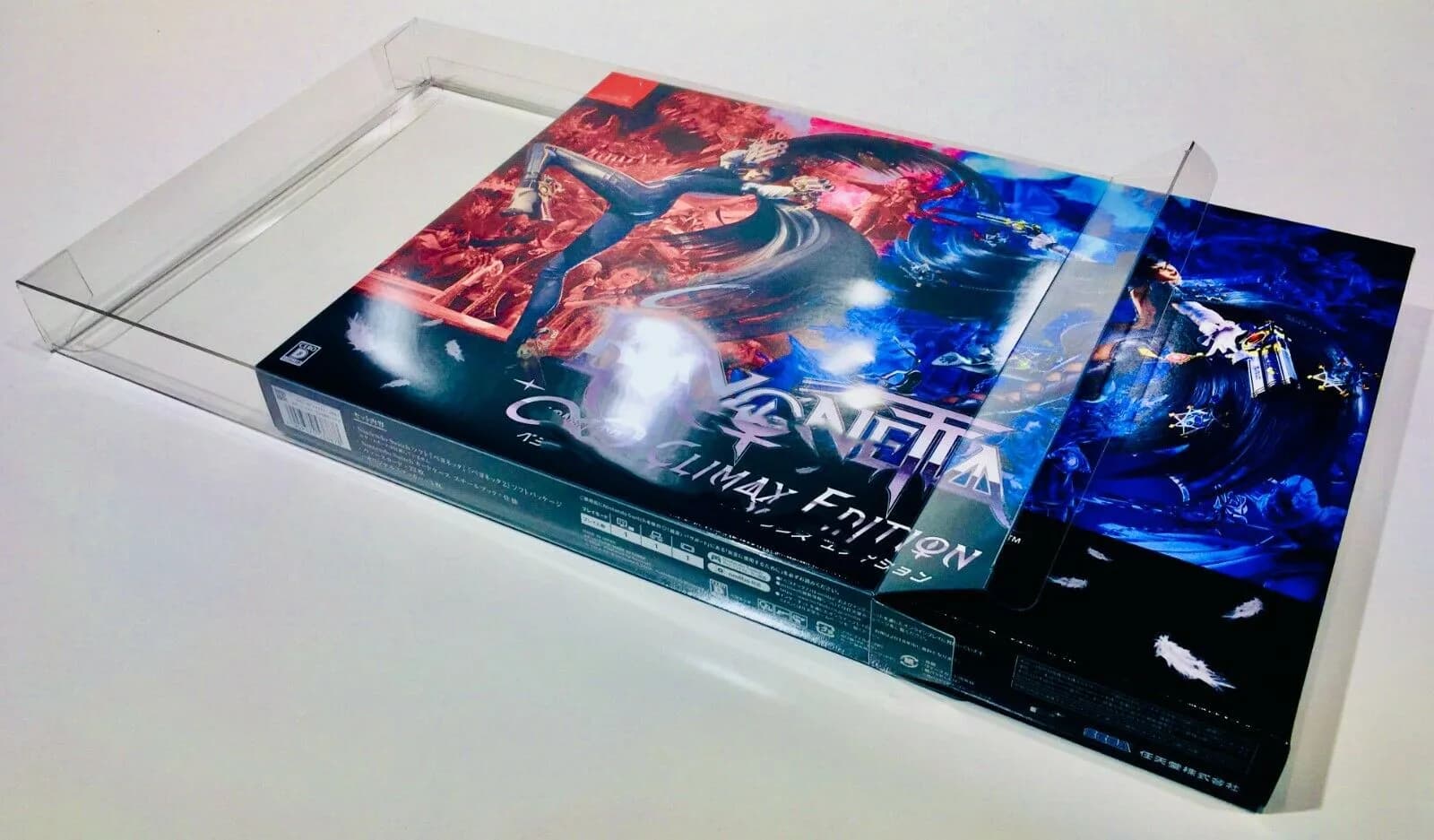 1 scatola protettiva BAYONETTA CLIMAX EDITION Nintendo Switch custodia trasparente su misura