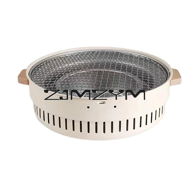 Portable Smokeless Barbecue Grill Pan Home Barbecue Outdoor Camping Charcoal BBQ Stove Grills Mesh