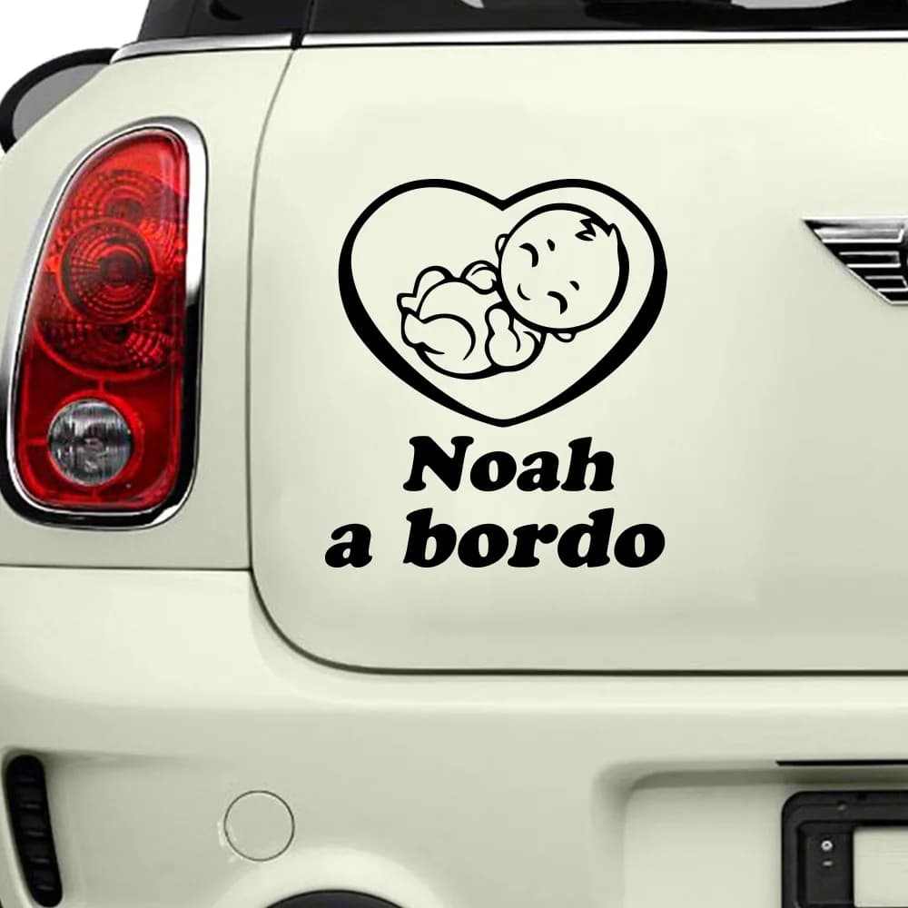 1pc Newest Children Custom Name Car Sticker For Car Window Decor Personalized Text Vinyl Car Stickers Car Window Decor