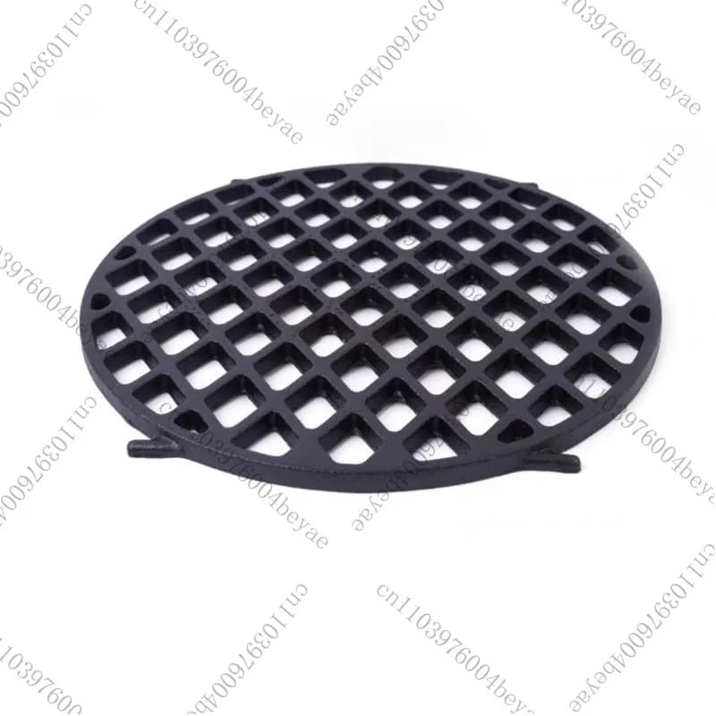 Cast Iron Grill Thickened Grill Uncoated Non-stick Commercial Charcoal BBQ Tools