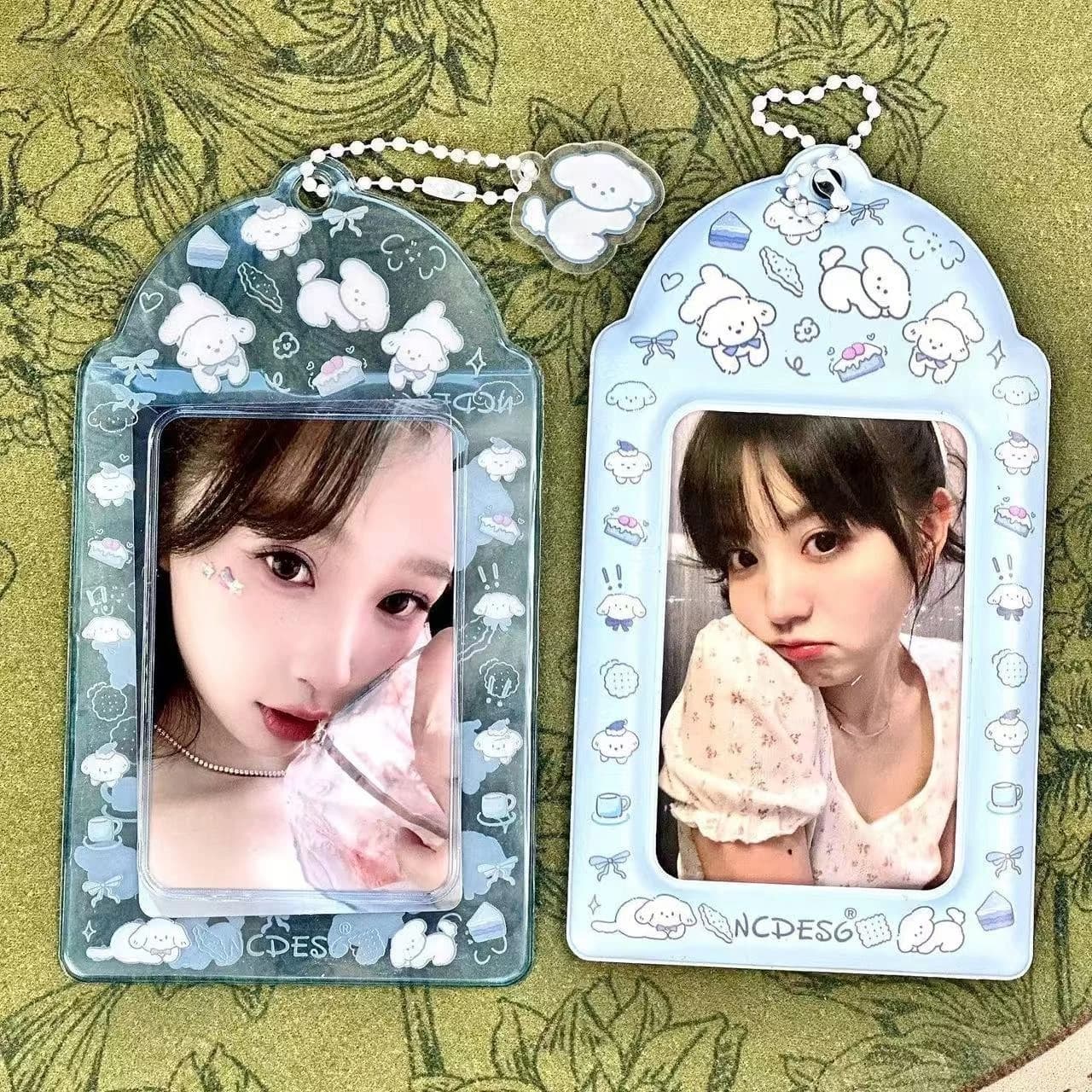 Photocard holder in PVC in Cane Shape Biscuit Carton, Kpop Photo Card Case