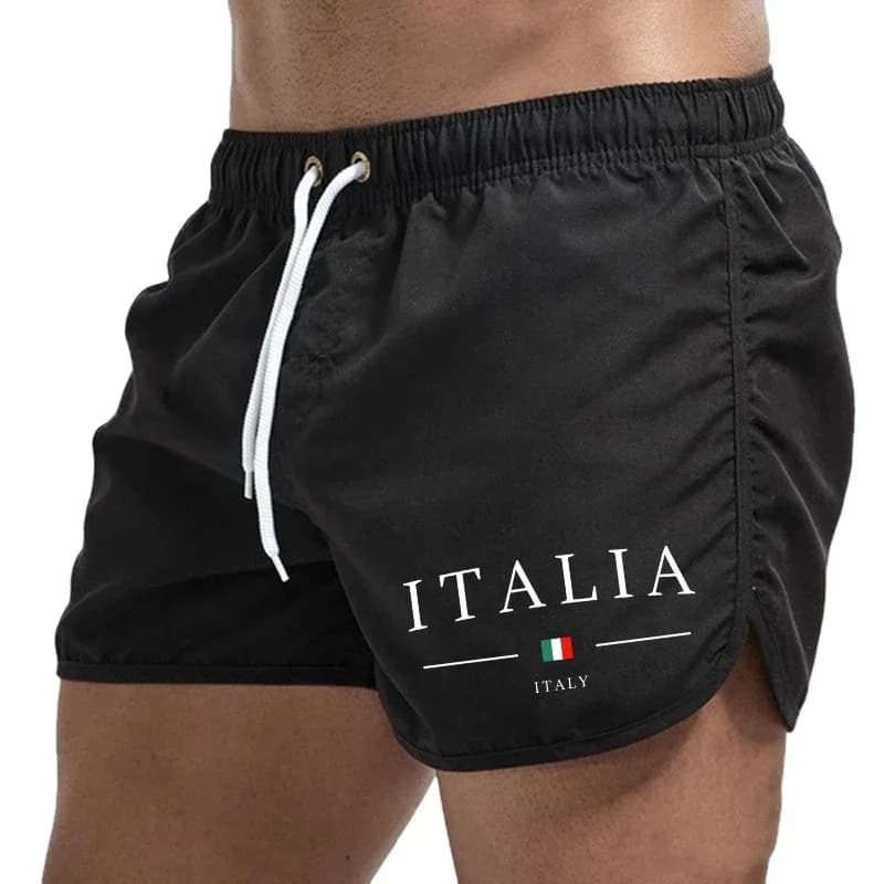 New Arrivals from Italy: Men's Shorts, Summer Casual Shorts, Sexy Beach Shorts, Gym Shorts, Fitness, Running, Surfing and Cycling