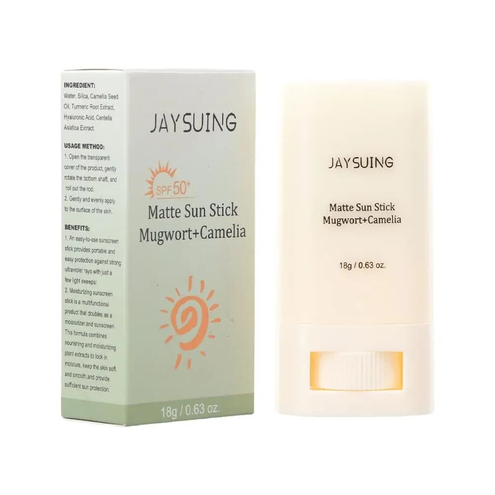 Stick per protezione solare Stick solare opaco SPF50 + Crema protettiva UV Anti ossidante Controllo olio Crema solare Rinfrescante Cosmetico coreano 18G
