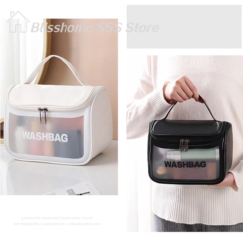 【S】Borsa per cosmetici multifunzionale in stile Ins per donna, borsa da viaggio portatile impermeabile, borsa per il nuoto, custodia per la conservazione di oggetti per la casa e i viaggi