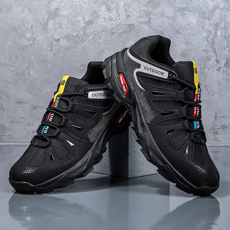 Men's Trekking Shoes Climbing Shoes Stringed Gymnastics Shoes Anti-slip Trekking Outdoor Running Gymnastics Shoes Hunting tactics