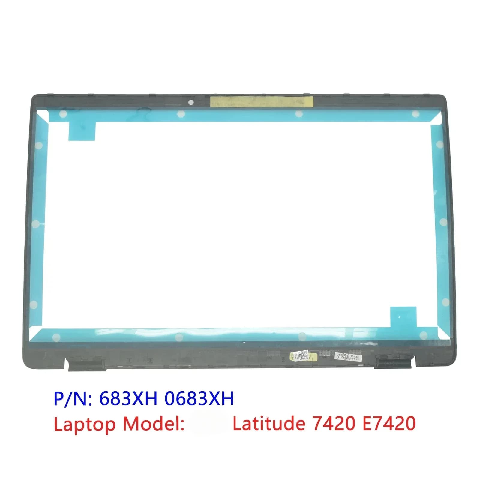 Nero Nuovo Originale Per Dell Latitude 7420 E7420 LCD Frontale Lunetta Della Copertura Telaio Dello Schermo 683XH 0683XH TAN