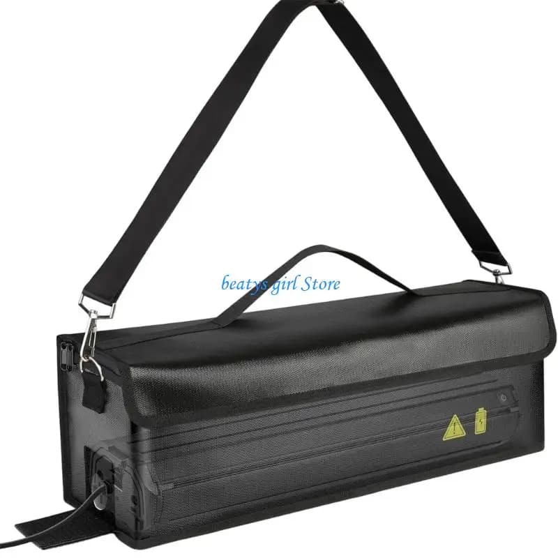 C7AB Fireproof Shockproof Storage Bag Electric Bike Battery Protective Case Waterproof Portable Storage Solution for Charging