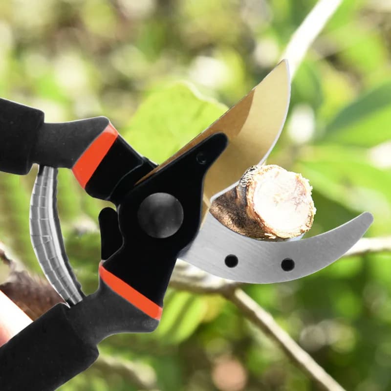 SK5 Steel Heavy Duty Garden Pruning Shears, Thick Branch Cutter Fruit Picking Scissors