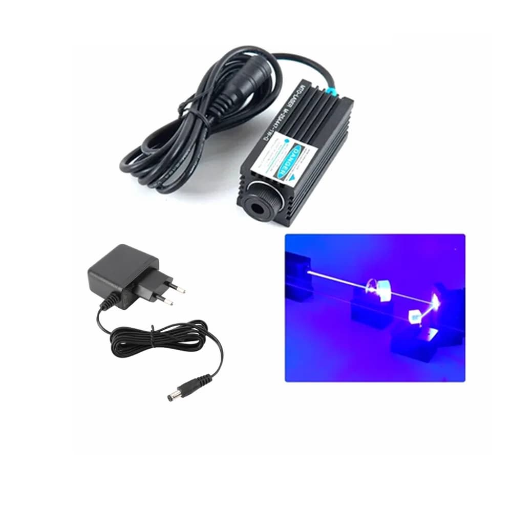 Microincisione con modulo punto laser blu puro focalizzabile da 450 nm 1 W con adattatore 12 V