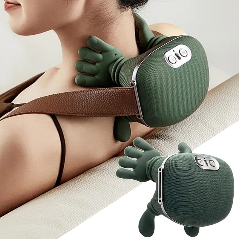 2025 Bionic Shoulder and Neck Massage N7 Massage for Kneading Skiing Modes at 3 levels Cervical neck Life Legs Body muscles Massage cushion