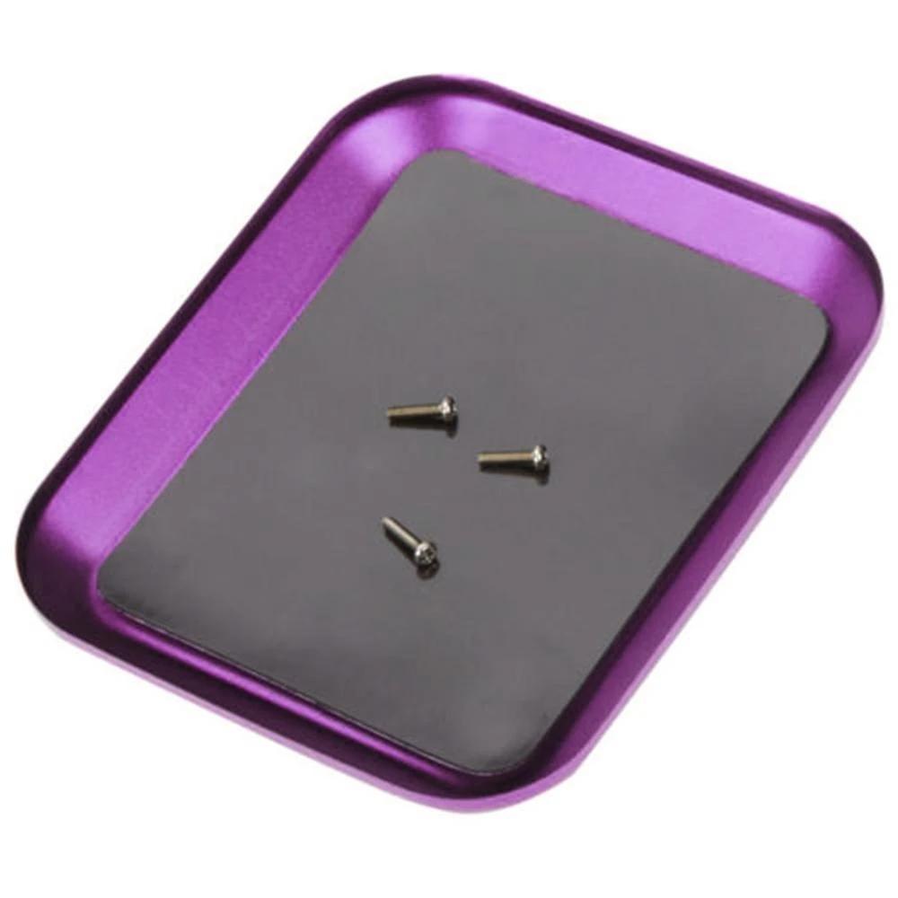 RC Repair Tool Aluminum Alloy Magnetic Screw Tray for Aircraft Car Crawler Axial SCX10 D90 D110 Model Repair Tool Co