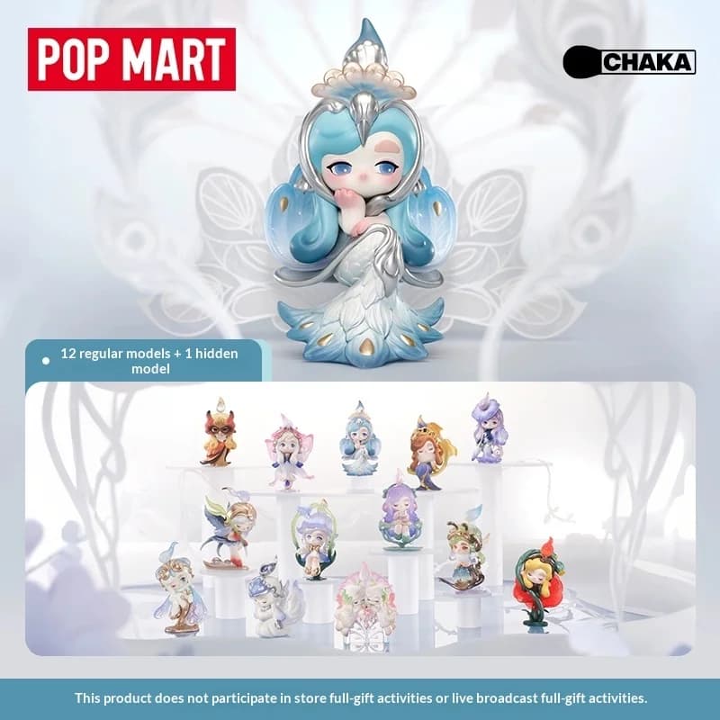 Ufficiale autentico Pop Chaka Luminous Reverie Series Action Figurine Blind Box Simpatici regali di compleanno di Natale Decorazione ornamentale