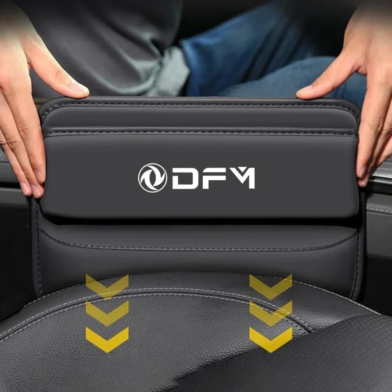 Auto Sedile Anteriore Fessura Catcher Sedile Laterale Gap Filler Organizer Speciale Sedile Fessura Scatola di Immagazzinaggio per Dongfeng DFSK DFM accessori