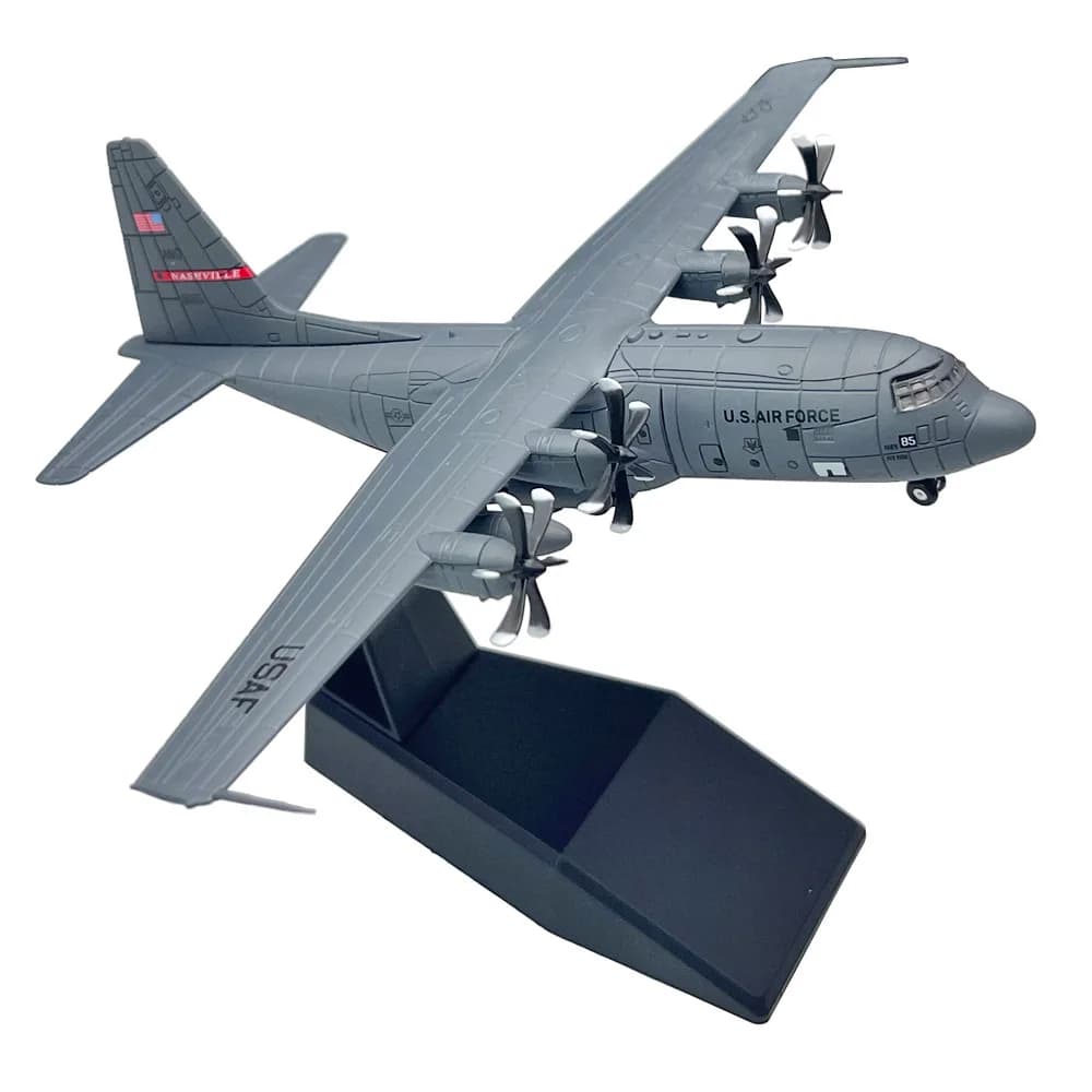 1:200 1/200 Bilancia US Lockheed C-130 Hercules Aereo da trasporto Diecast In Metallo Aereo Militare Modello di Aereo Giocattolo Per Bambini