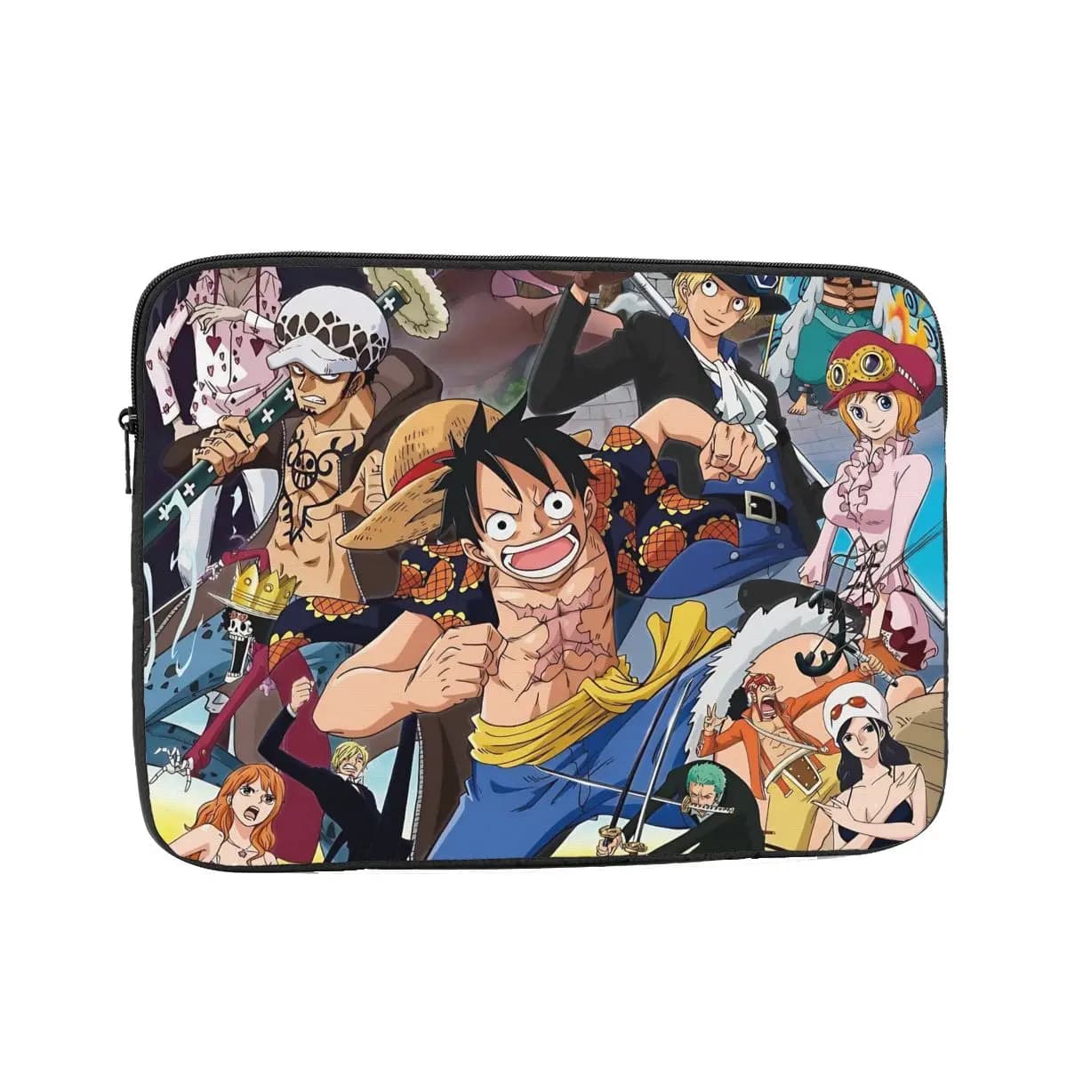 Borsa per Laptop e Tablet, Custodia Antiurto One Piece Luffy Anime 10 12 13 15 17 Pollici per Macbook Air Pro