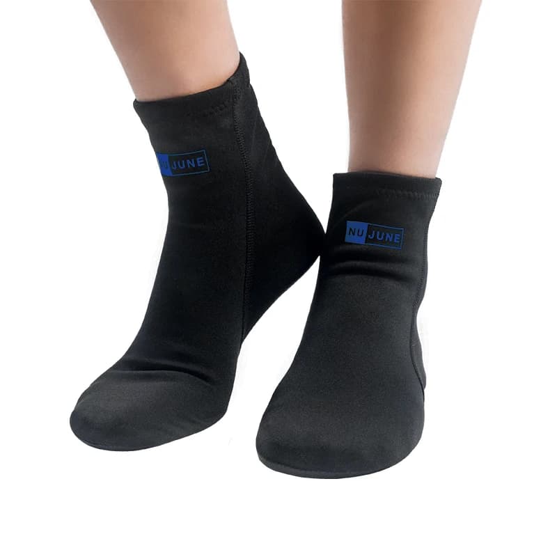Nu-June Scarpe da sub antiscivolo Nuoto Sport Aqua Calzini Sandalo da spiaggia unisex Scarpa piatta a piedi nudi Surf con lo snorkeling